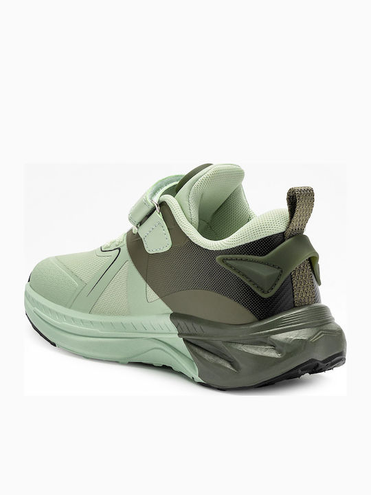 Kids Sneakers with Hoop & Loop Closure Turquoise