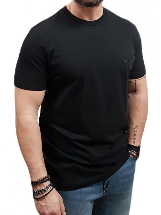 Herrenblusen Kurzarm T-Shirt Schwarz