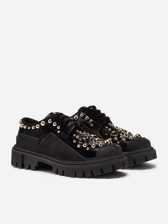 Dolce & Gabbana Sneakers Mit Besetzten Kristallen