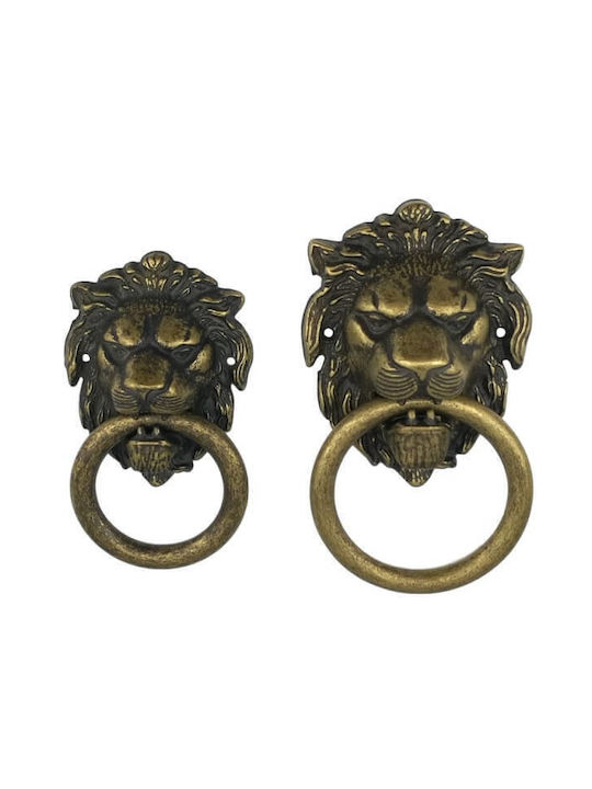 Leone Anello 15 Bronze Front Door Knocker