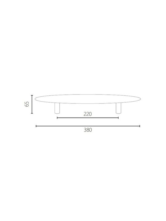 Ilavio Λαβή Εξώπορτας Ζεύγος 380mm Ασημί