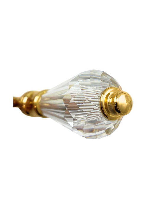 Türgriffe Rosette Linea Cali Veronica Gold Kristall Swarovski Links Sicherheit Zylinderschloss