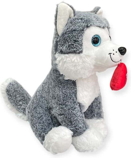 Plüsch-Welpe Husky Love You Valentinstag