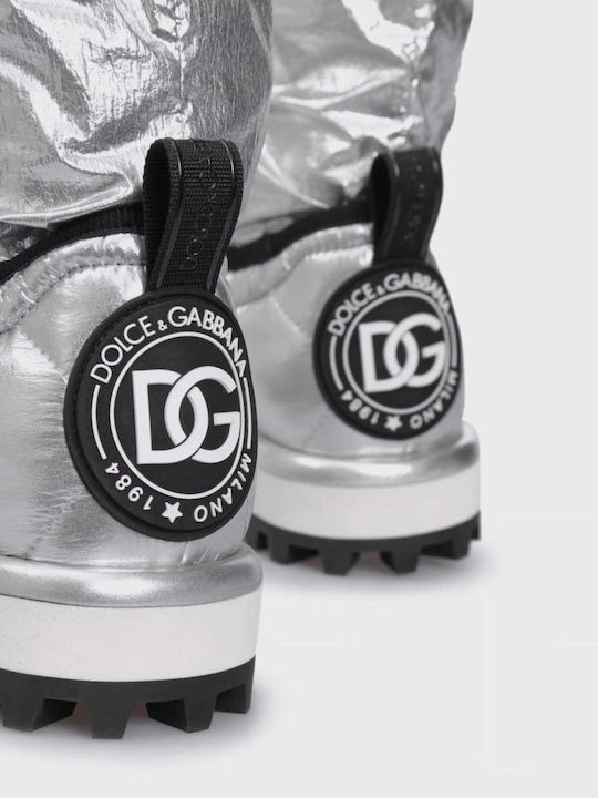 Dolce & Gabbana Ankle Boots Silver