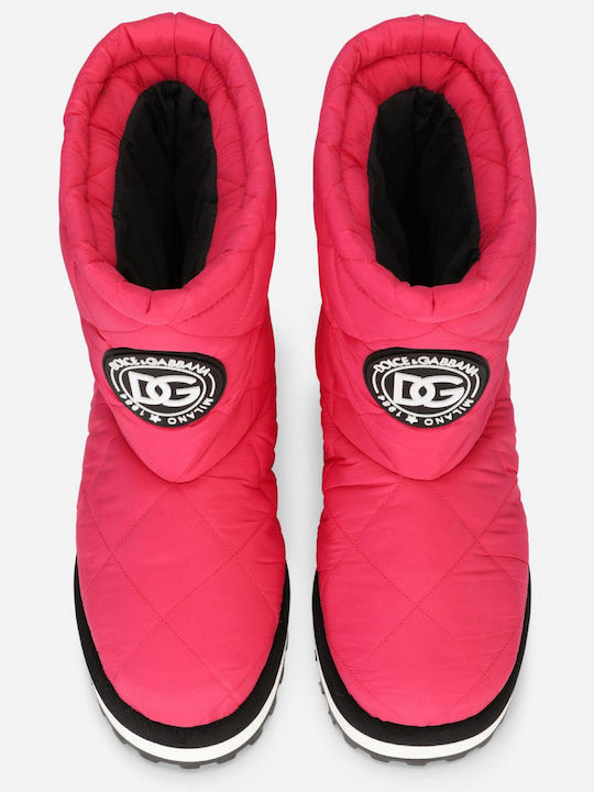 Dolce & Gabbana Ankle Boots Fuchsia