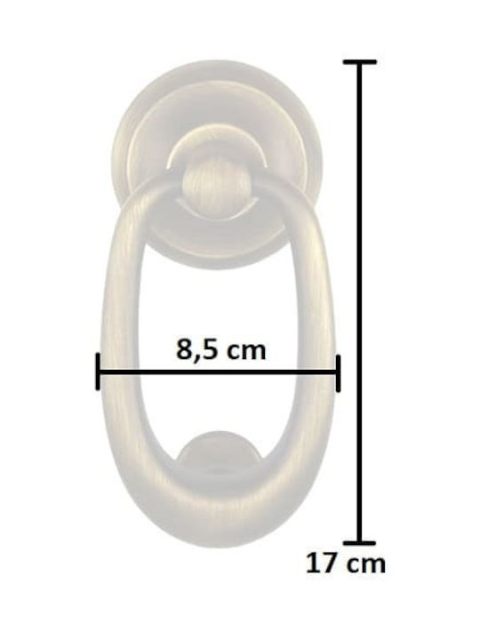 Klopfer Vordertür Verona 37 Bronze Satinet