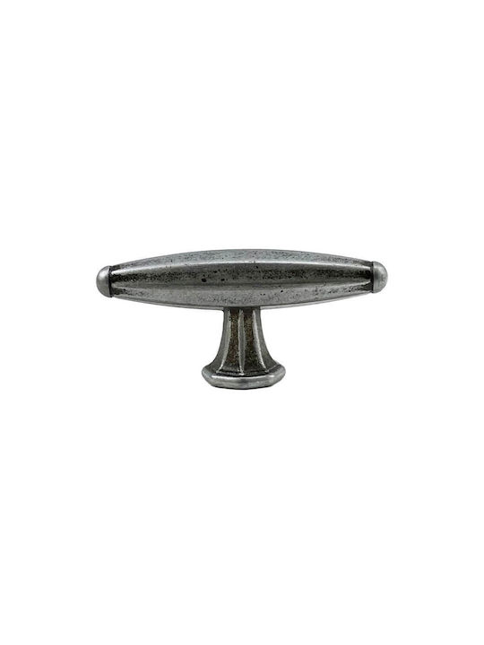 Herrajes Palencia Knopf Möbelgriff aus Metallisch in Silber Farbe OCTO-153-65 1Stück