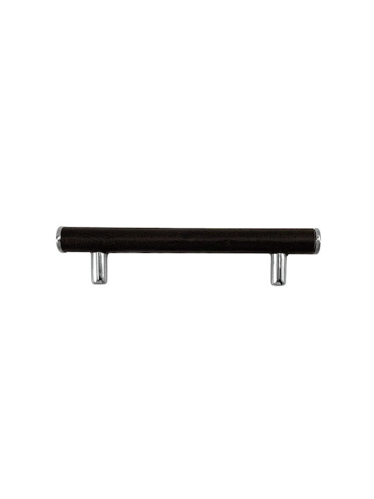 Herrajes Palencia Handle Furniture made of Leather in Brown Color 200mm (Center Distance 160mm) 410439 1pcs