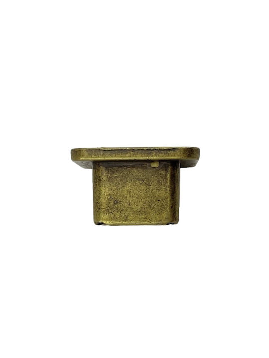 Herrajes Palencia Antik Knopf Möbelgriff aus Metallisch in Gold Farbe 410341 1Stück
