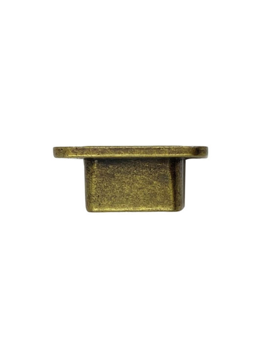 Herrajes Palencia Antik Knopf Möbelgriff aus Metallisch in Gold Farbe 410343 1Stück