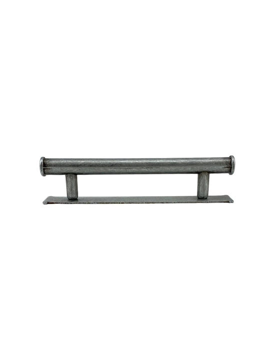 Herrajes Palencia Handgriff Möbelgriff aus Metallisch in Silber Farbe 96mm 4218-96-PEWTER 1Stück
