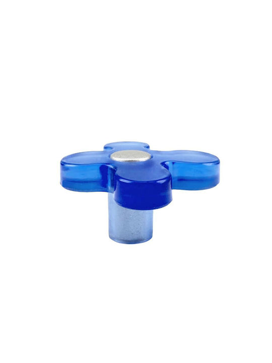 Rei Rei 121 Copii Buton Mobilier din Metal în Culoare Albastru Φ49mm 121-49-BLUE 1buc