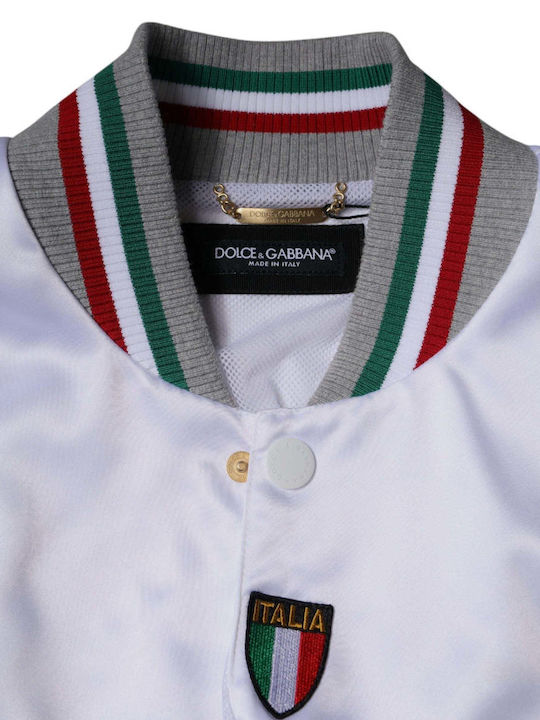 Dolce & Gabbana Мъжко Яке Бомбър Червено