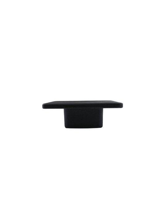 Herrajes Palencia Knopf Möbelgriff aus Metallisch Checkmate Black 7522-32-black 1Stück