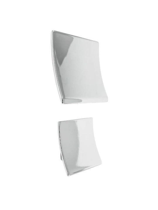 Möbelgriff Citterio Line 352 032 Chrom 80 mm
