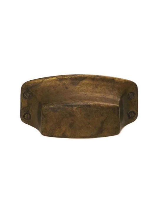 Flush Furniture Handle External Besana 1239 032mm Rust