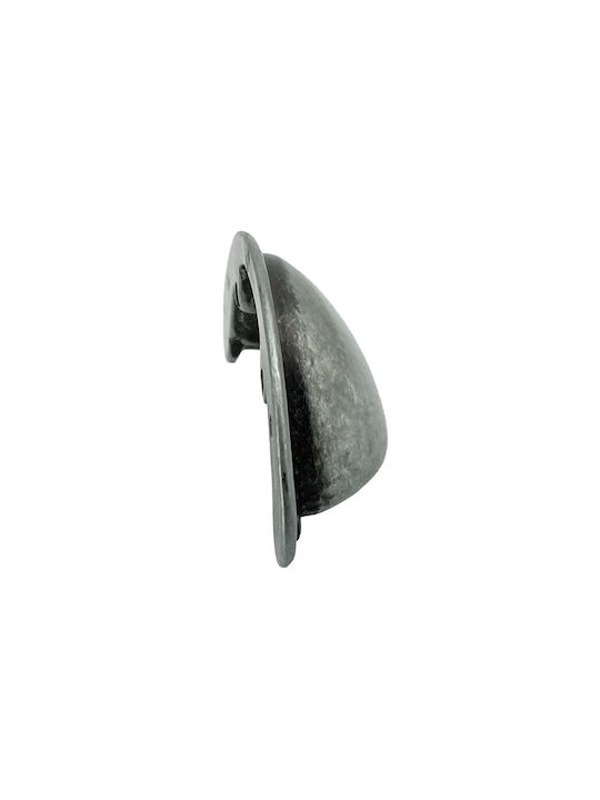 Möbelgriff Außen Herrajes Palencia 48000 32mm Silber