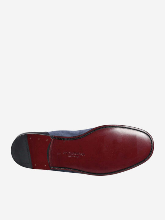 Suede Ανδρικά Loafers σε Μπλε Χρώμα