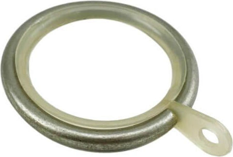 Metallic Curtain Pole Fs Home A02 Ø25mm Matte Nickel Strass Single 220 Cm