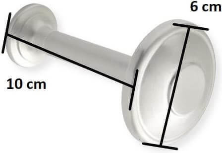 Viometale Νο 27 Holdback Perete din Metal Oro Matt 1buc
