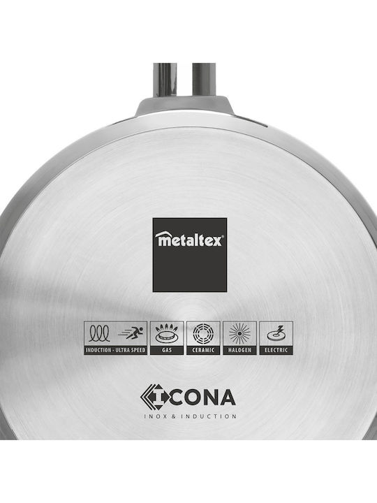 Metaltex Icona Pan Made of Stainless Steel 28cm