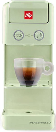 Illy Y3.3 Iperespresso Pod Coffee Machine Iperespresso Pressure 19bar Light Green