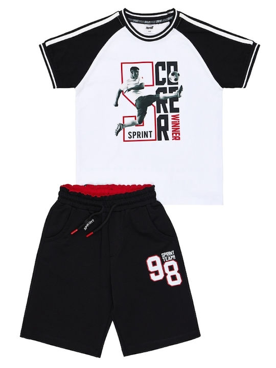 Kinderbekleidungssets mit Shorts Sommer 2 Stück Weiß