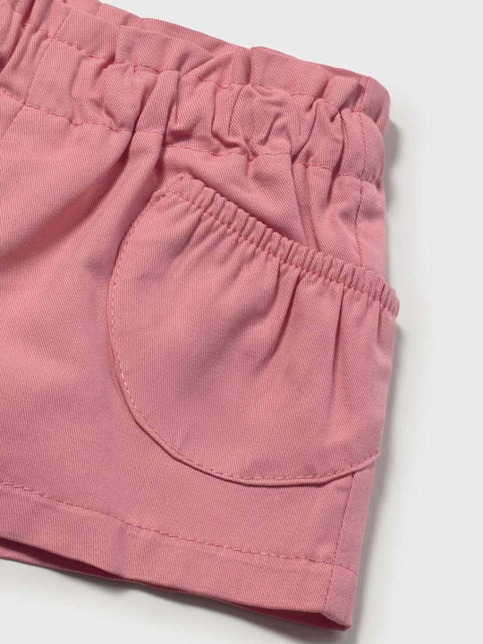 Pantaloni Scurți/Bermude Pentru Copii Din Țesătură Roz Pal