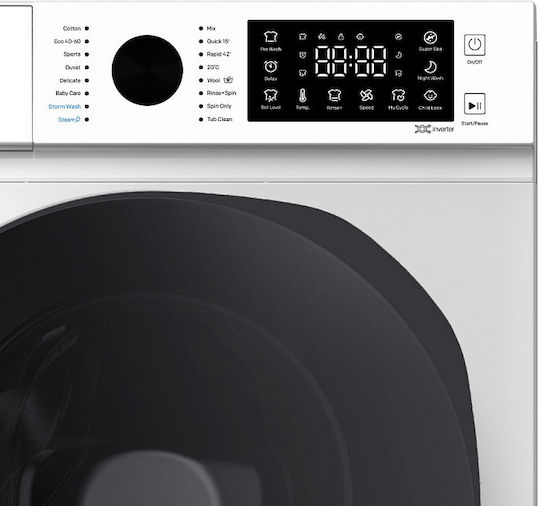 Crown Πλυντήριο Ρούχων 7kg 1400 Στροφών CWM7140W
