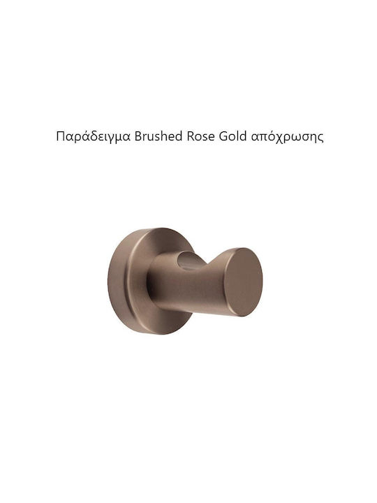 Sparke Bathroom Hook Single with Screws 2.5x6cm Bronze