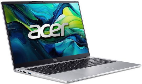 Acer Aspire Lite 15 15.6" IPS FHD (Celeron-N4500/8GB/256GB SSD/No OS) Silver (International English Keyboard)