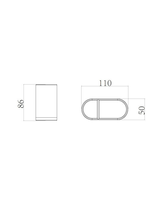 Sparke Lusta 02 Tabletop Cup Holder Plastic White