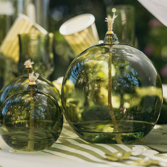 Beauty Home Decorative Candle Lena Ball Green 12.5x13cm