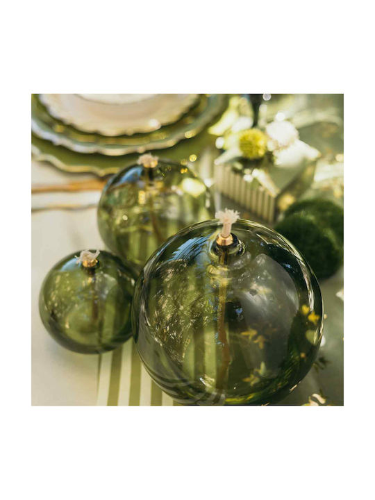Beauty Home Decorative Candle Lena in Jar Green 12.5x13cm