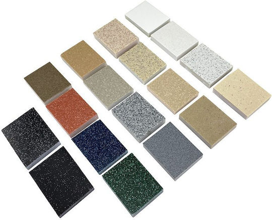 Sanitec Classic Drop-In Spüle aus Verbundgranulat B79xT50cm Granite Green