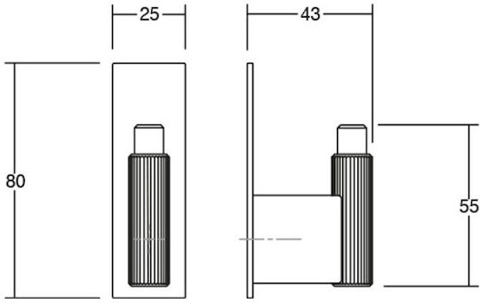 Viefe Μεταλλική Μονή 30cm Viefe Μεταλλική Μονή 30cm
