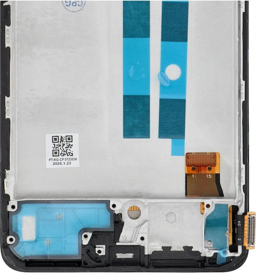 Screen with Touch Mechanism and Frame for Redmi Note 12 Pro 4g (Black)