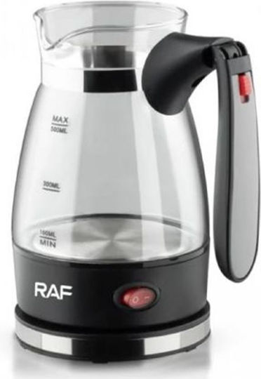 Ηλεκτρικό Μπρίκι 600W με Χωρητικότητα 500ml Μαύρο