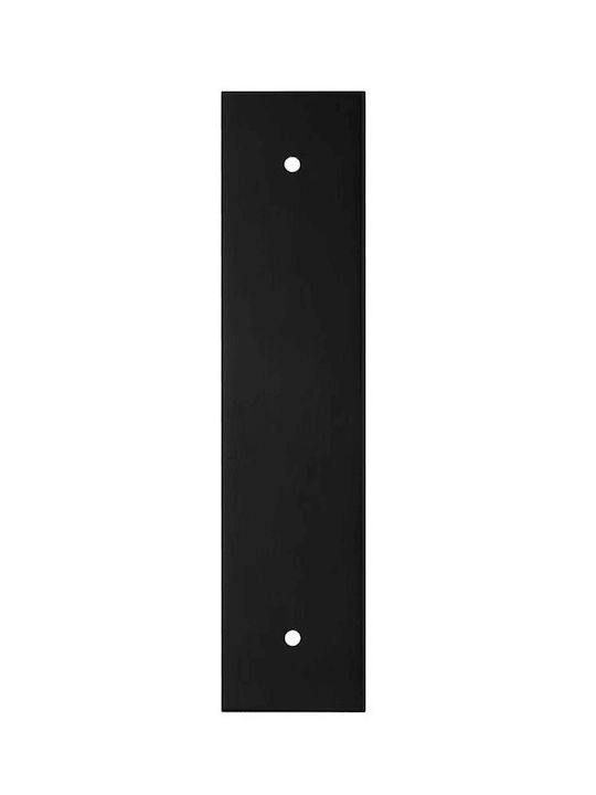 Import Hellas 555 Χούφτα Πόρτας χωρίς Οπή Μαύρο Ματ 158mm