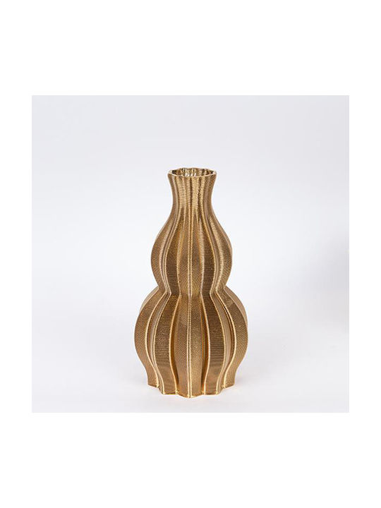 Διακοσμητικό Βάζο Porzellan Gold 3x3x35cm 1Stück