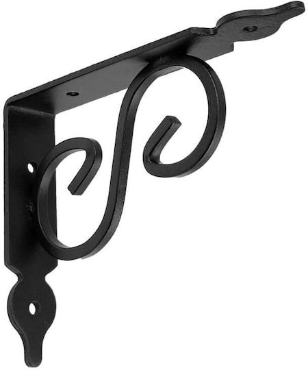 Eckregal Rei 1477 Schwarz Geschmiedet 25 cm