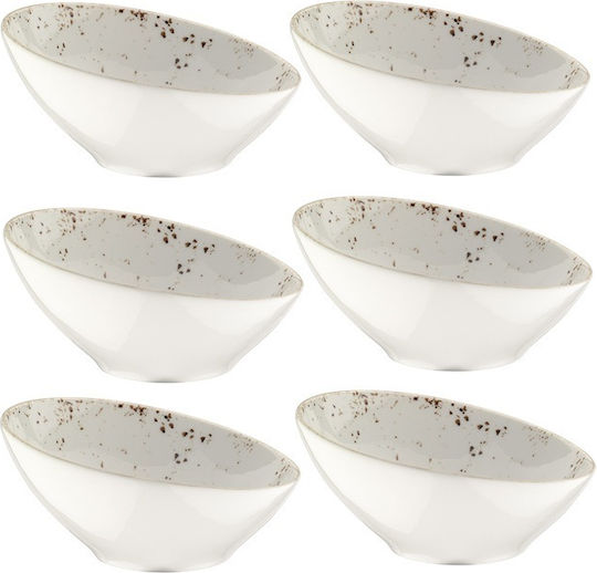 Bonna Grain Салатна купа от Порцелан Бял 22x22см 1бр