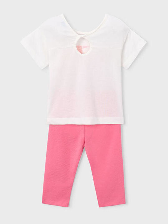 Kinderbekleidungssets mit Leggings Sommer 2Stücke Rosa