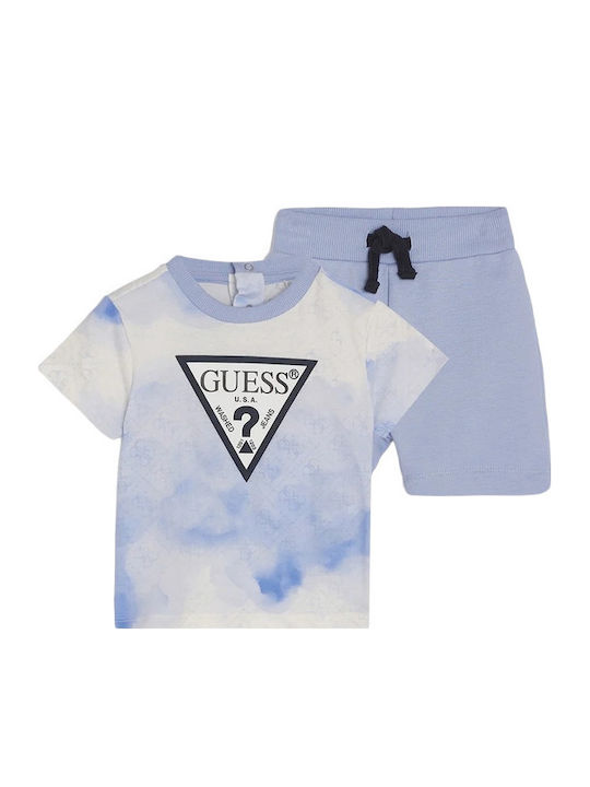 Kids Clothing Set with Shorts Summer 2 Pieces Light Blue