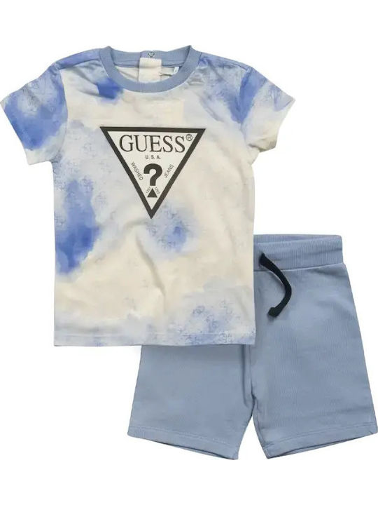 Kids Clothing Set with Shorts Summer 2 Pieces Light Blue