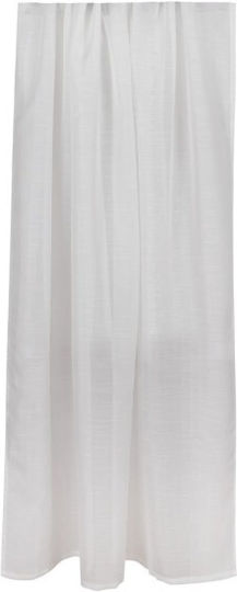 Lenjerii Deosebite Κουρτίνα με Τρέσα White 150x250εκ.