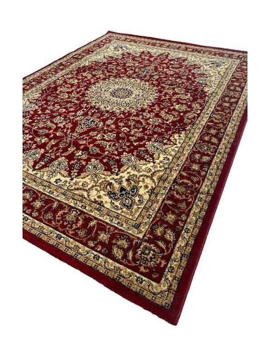 Alexander Carpets Julian Schlafzimmer-Teppichsets Creme - Rot 559 3 Stück