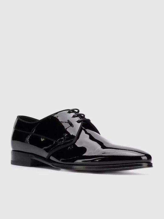 Pantofi Eleganți Bărbătești din Piele Negri