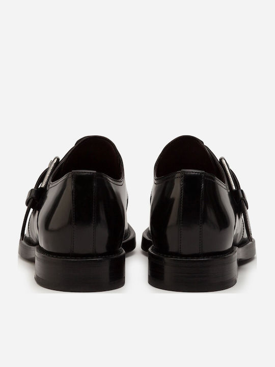 Deri Ανδρικά Monk Herrenschuhe Schwarz