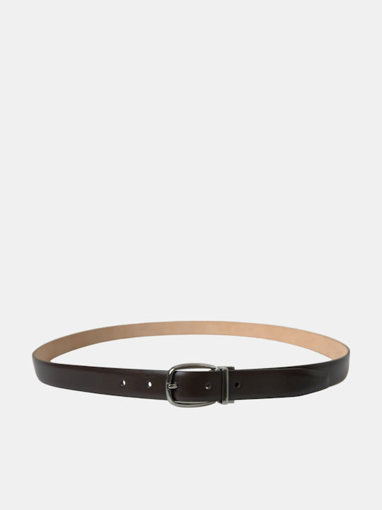 Herren Gürtel Aus Leder Braun